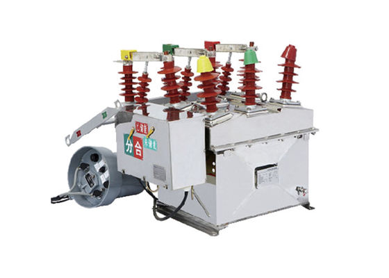 12kV Interruptor de vácuo exterior de aço inoxidável feito de 3 pólos Interruptor de vácuo exterior poderoso Cor prata