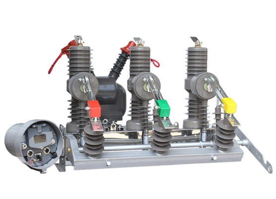 ZW32-12 ((F) Série de alta tensão interruptor de vácuo com controlador manual/secionador automático de aço inoxidável