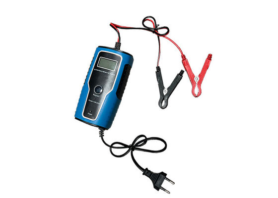 Carregamento rápido Carregador portátil Carregador de manutenção de bateria de automóvel azul/preto 12/24V