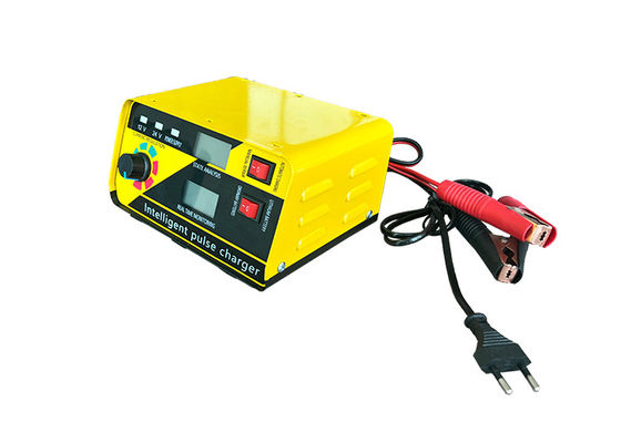 HAS-L-618D Carregador de bateria de motor Display LED Amarelo Carregador de bateria de lítio Smart Battery Maintainer